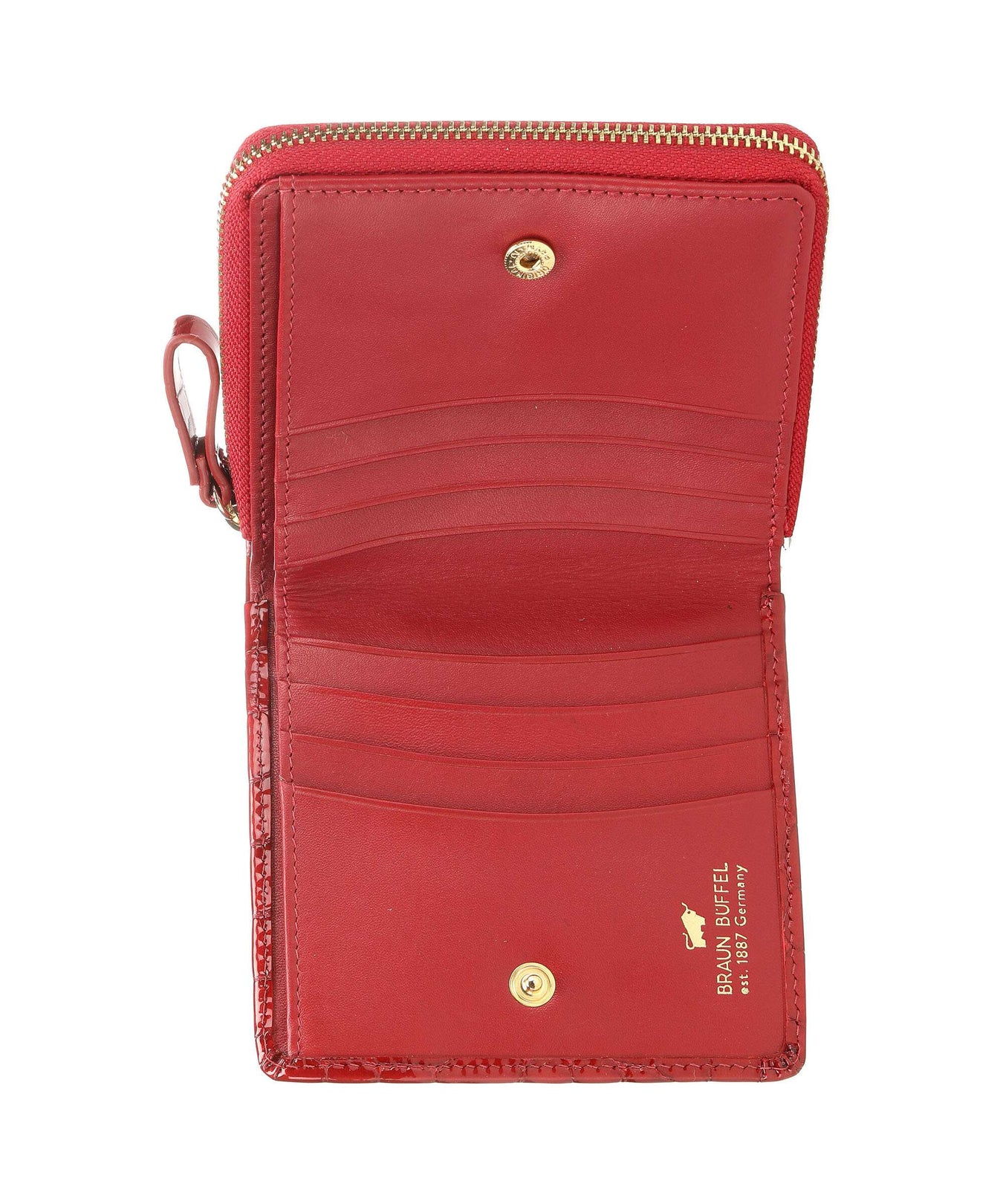 Braun Büffel Verona Wallet rot