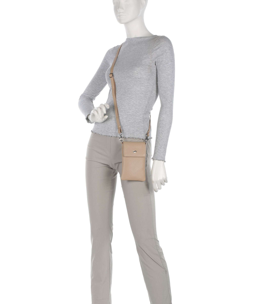 Braun Büffel Hanna Phone bag creme