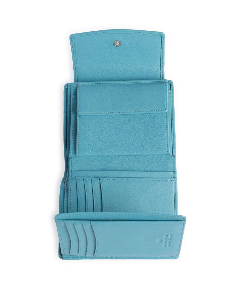 Braun Büffel Joy RFID Wallet türkis