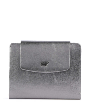 Braun Büffel Ruby Portfel silver
