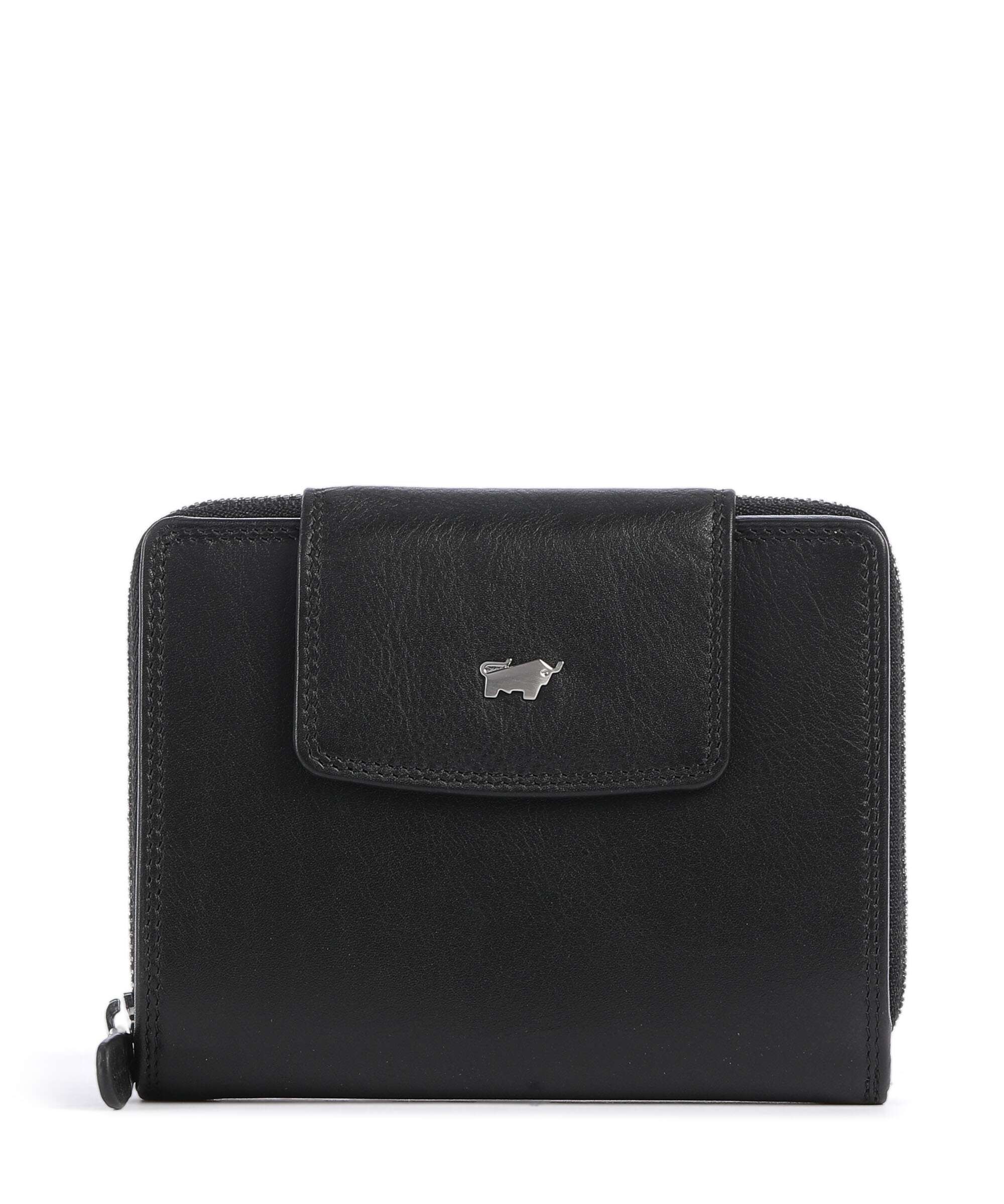 Braun Büffel Golf RFID Wallet schwarz