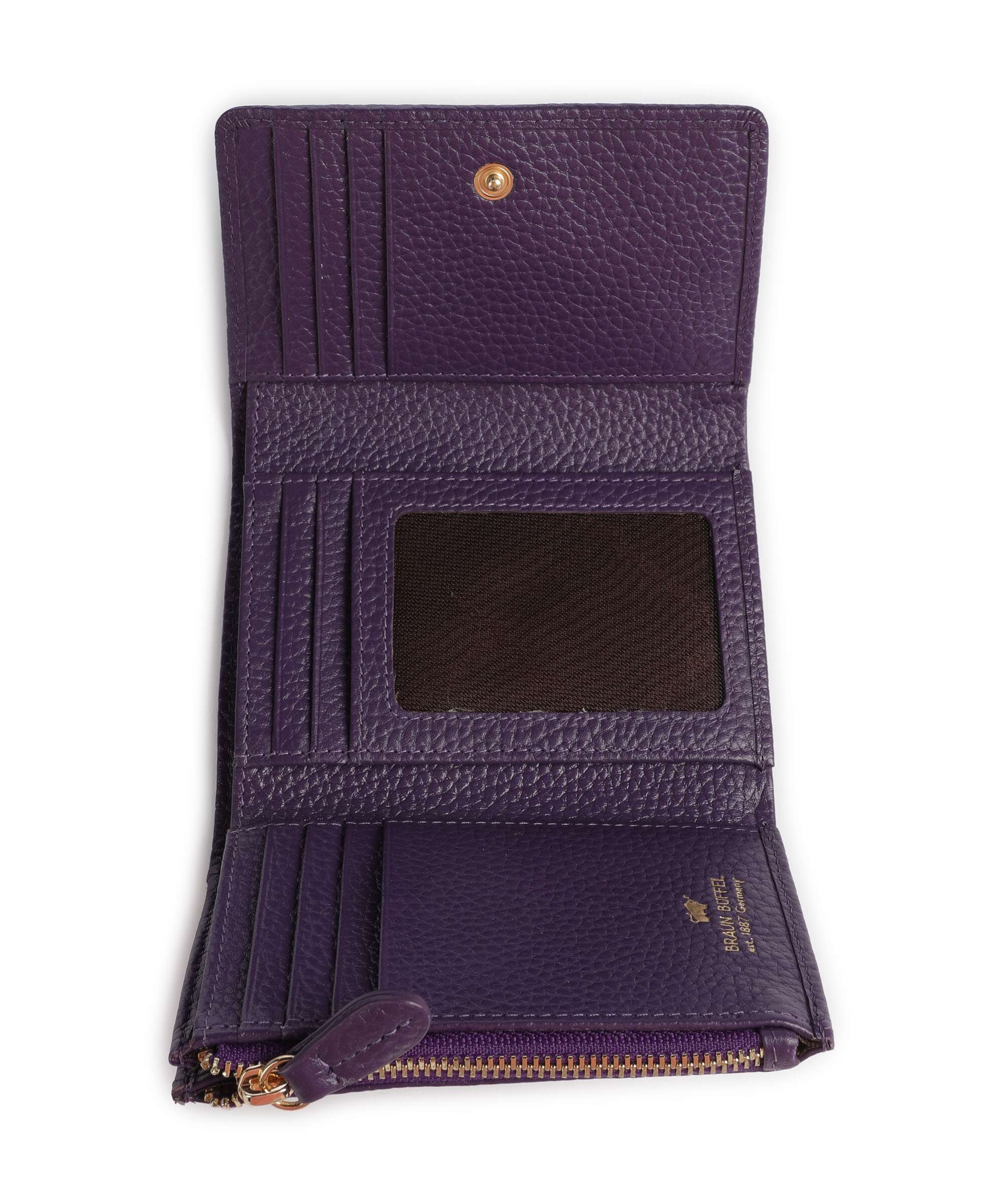Braun Büffel Asti S Wallet mystery violet