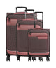 Travelite Viia Suitcase set (4 wheels) frühlingsrose