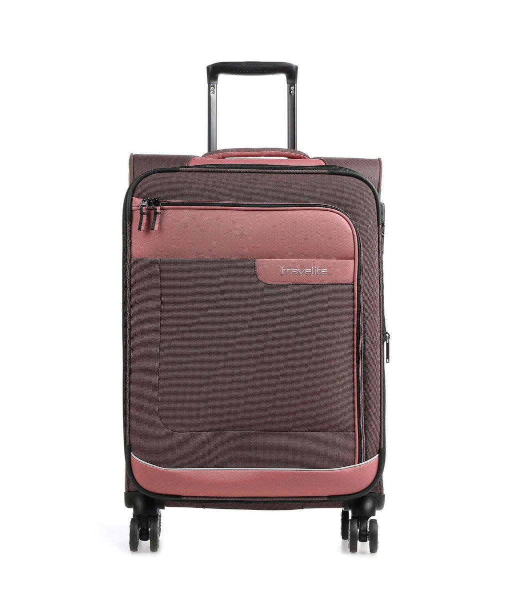 Travelite Viia Spinner (4 wheels) frühlingsrose
