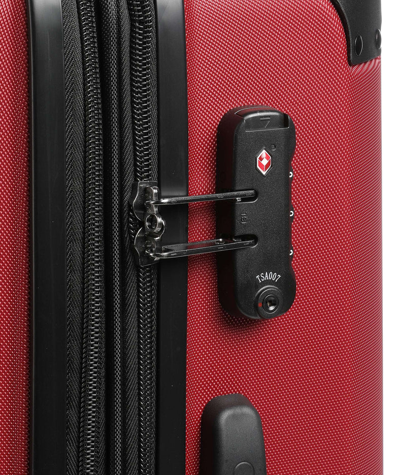 Travelite City Suitcase set (4 wheels) rot