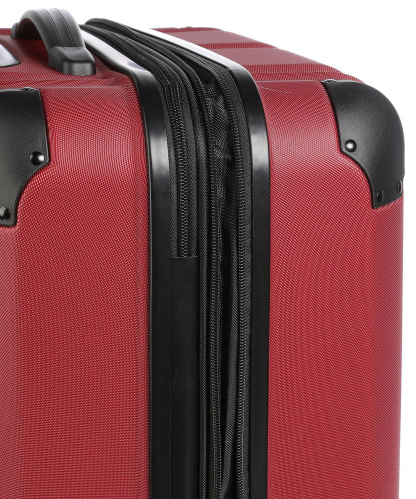 Travelite City Suitcase set (4 wheels) rot