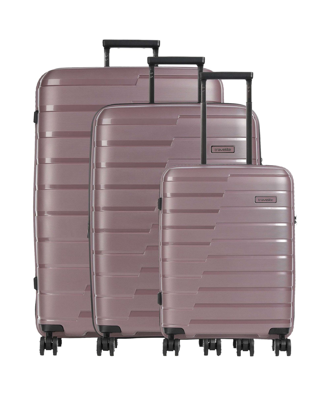 Travelite Air Base Suitcase set (4 wheels) flieder