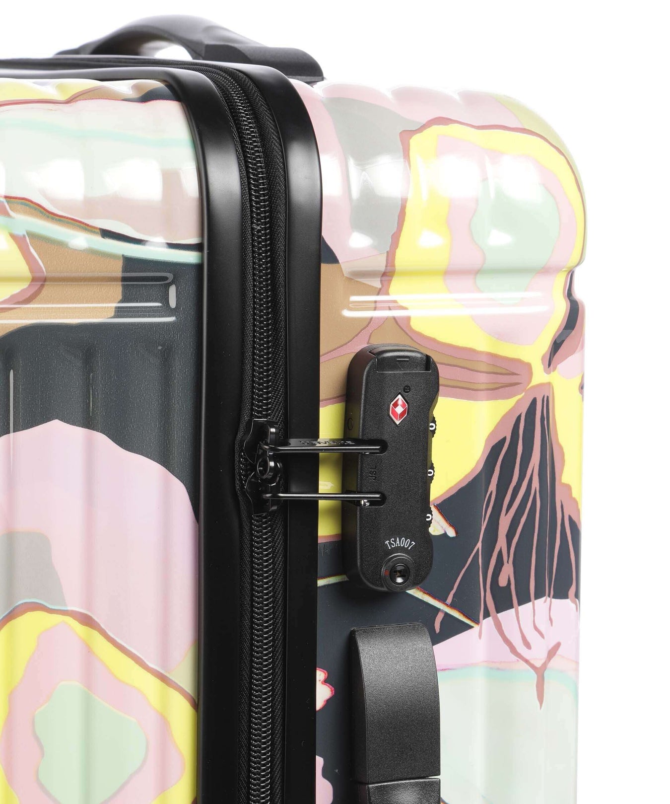 Travelite Cruise Suitcase set (4 wheels) gelbe orchidee