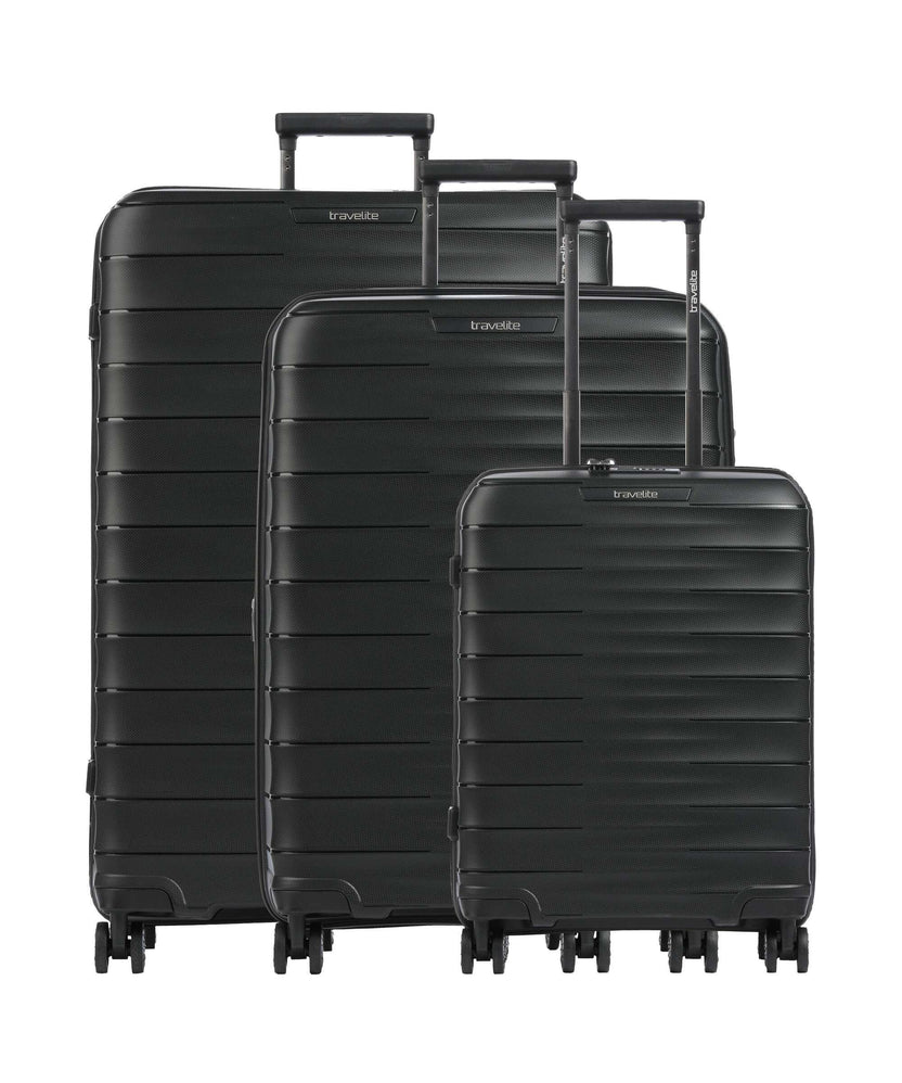 Travelite Mooby Suitcase set (4 wheels) schwarz