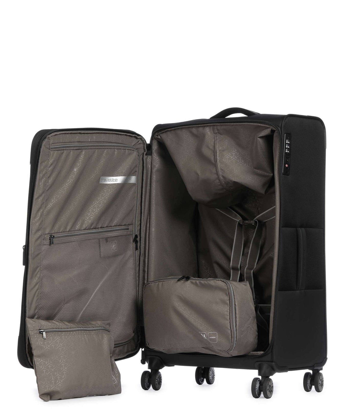 Travelite Crosslite 5.0 Spinner (4 wheels) schwarz