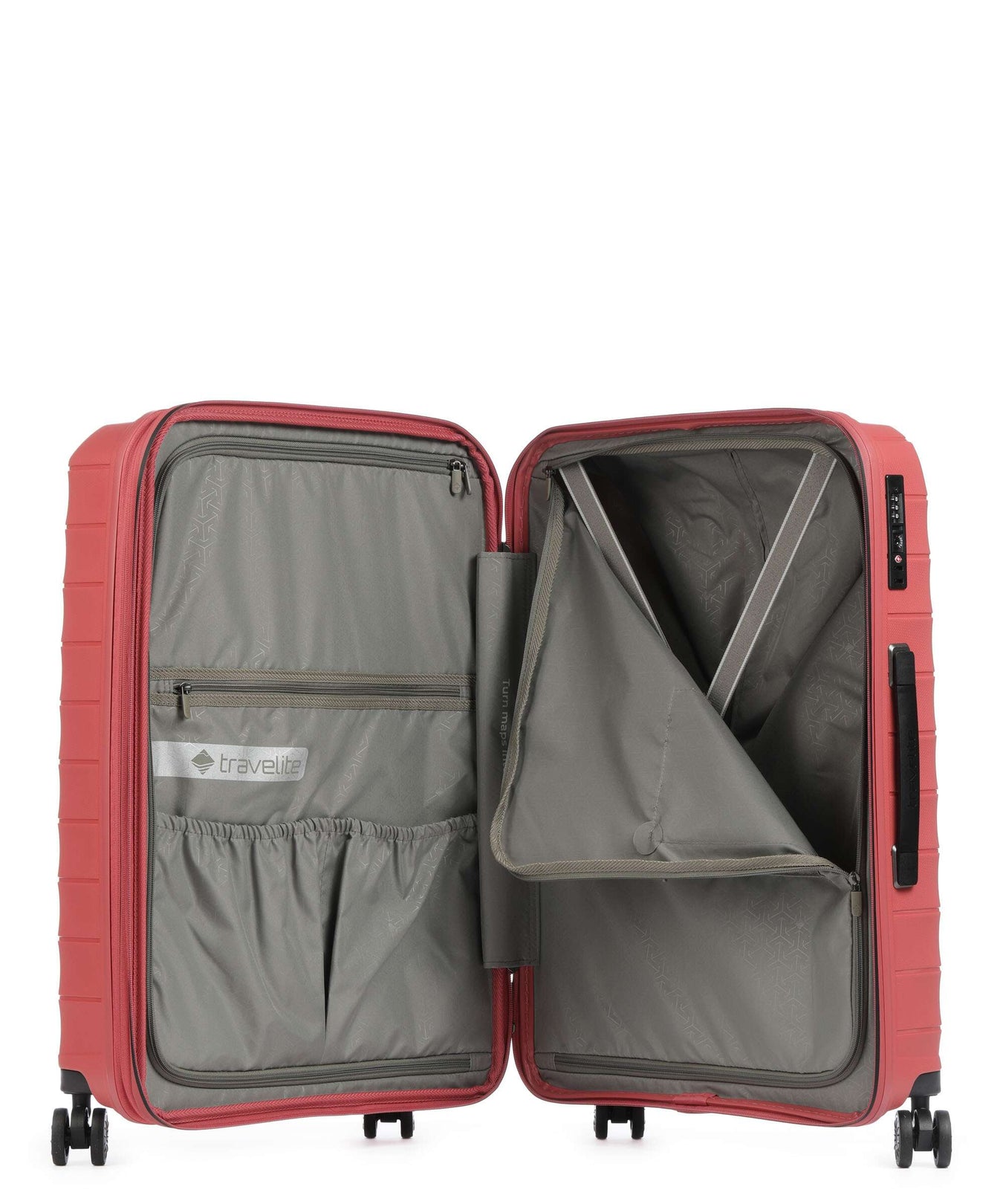 Travelite Mooby Suitcase set (4 wheels) rot