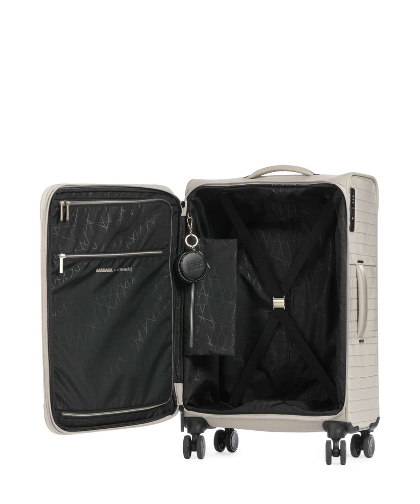 Travelite Barbara Stepp Spinner (4 wheels) satin nude