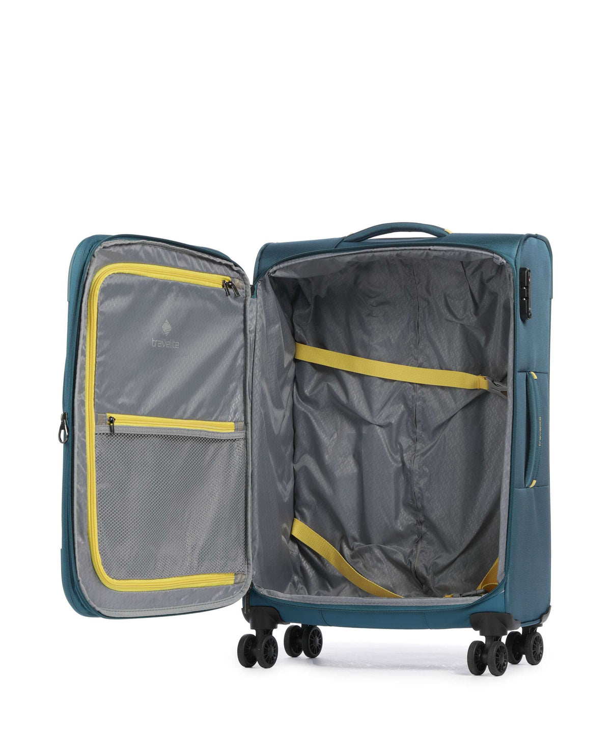 Travelite Umbria Suitcase set (4 wheels) petrol