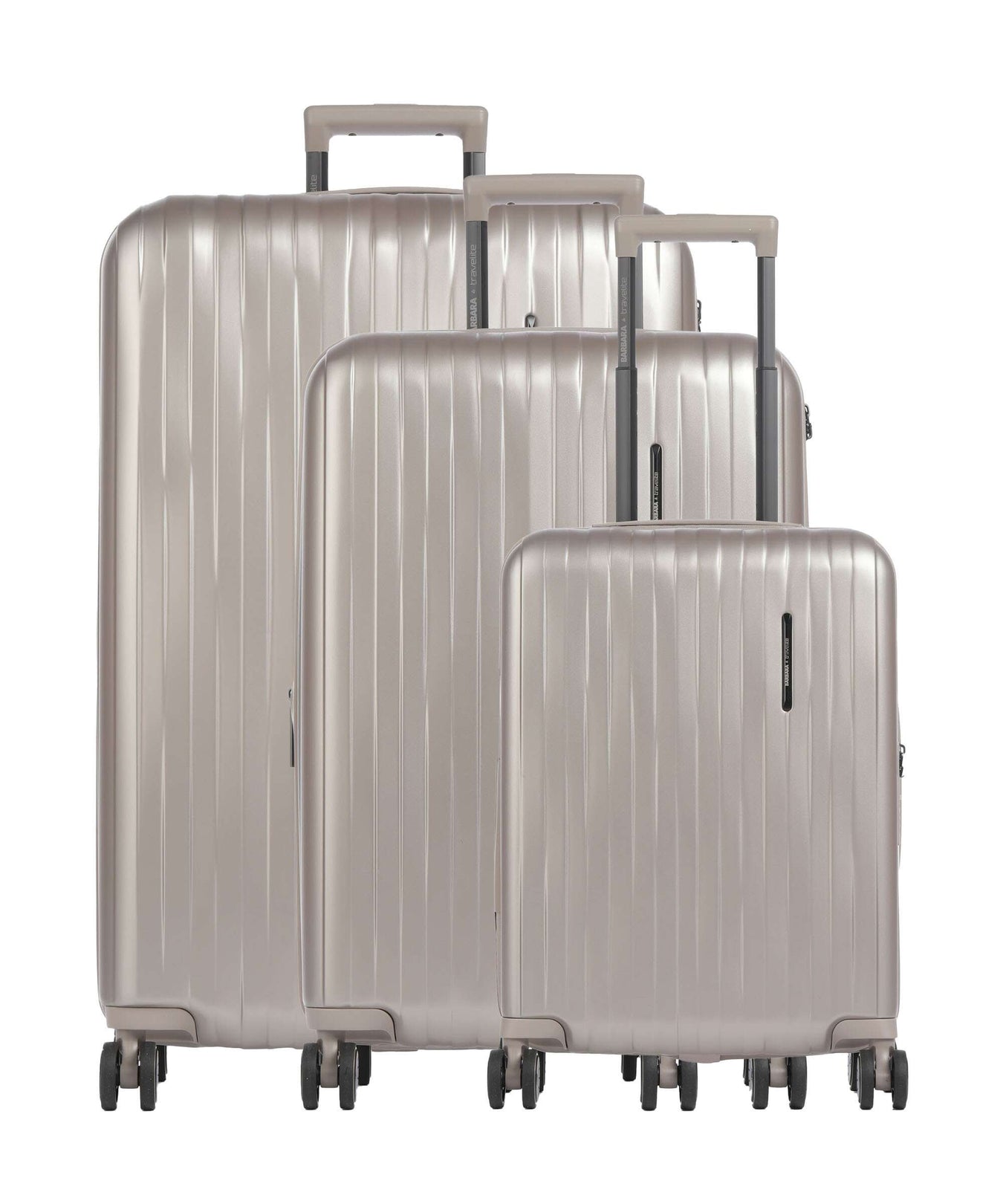 Travelite Barbara Novelty Suitcase set (4 wheels) satin nude