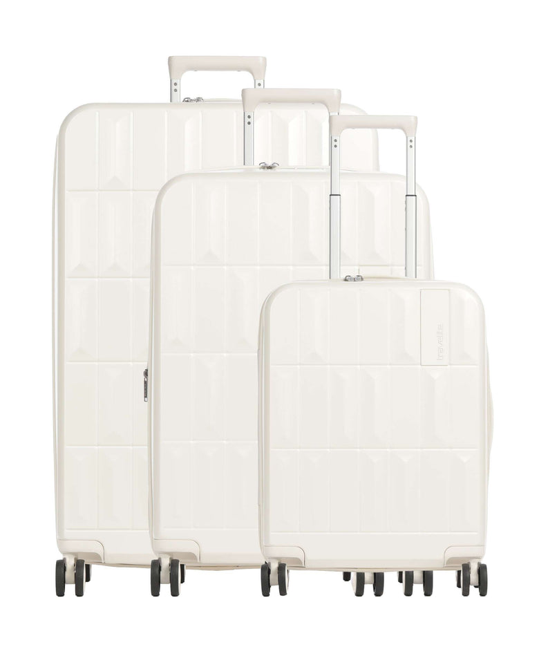 Travelite Panello Suitcase set (4 wheels) ivory