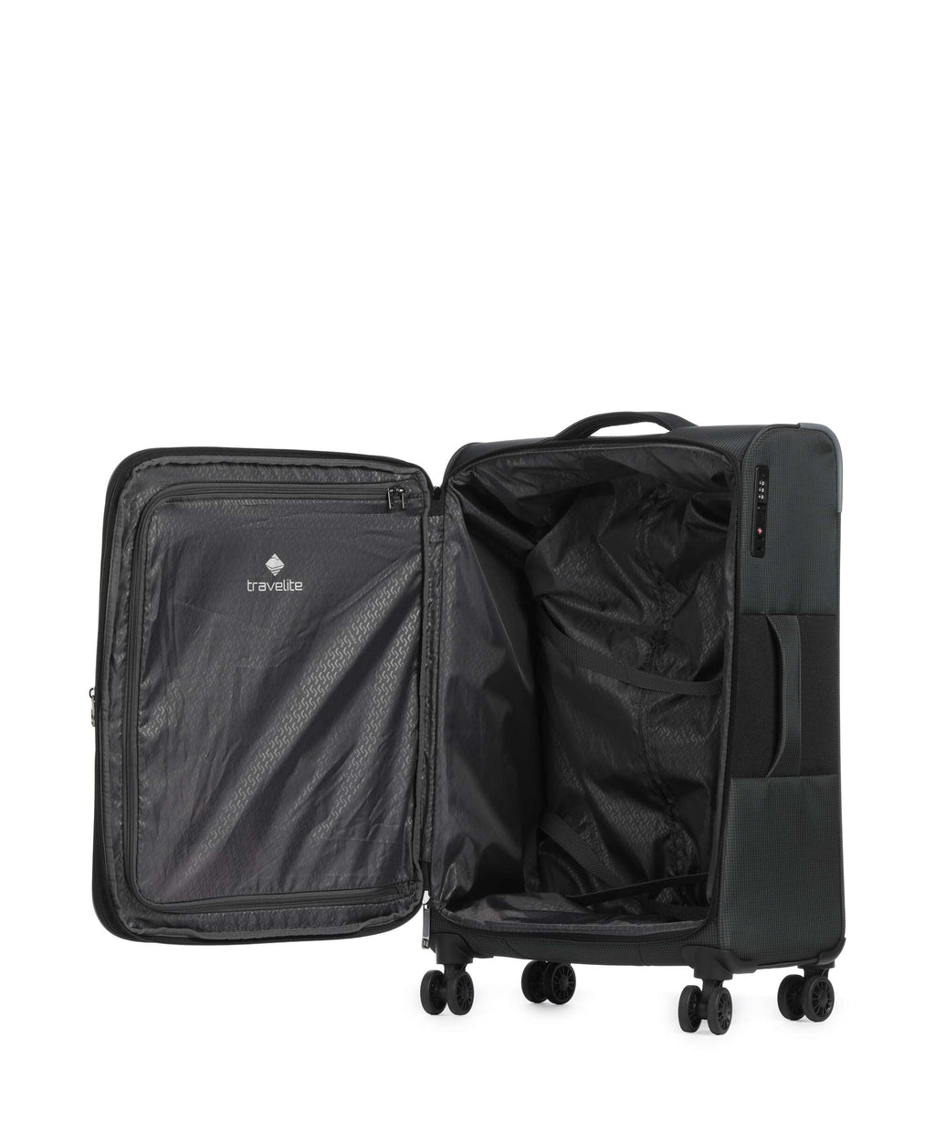 Travelite Corsiica Spinner (4 wheels) black