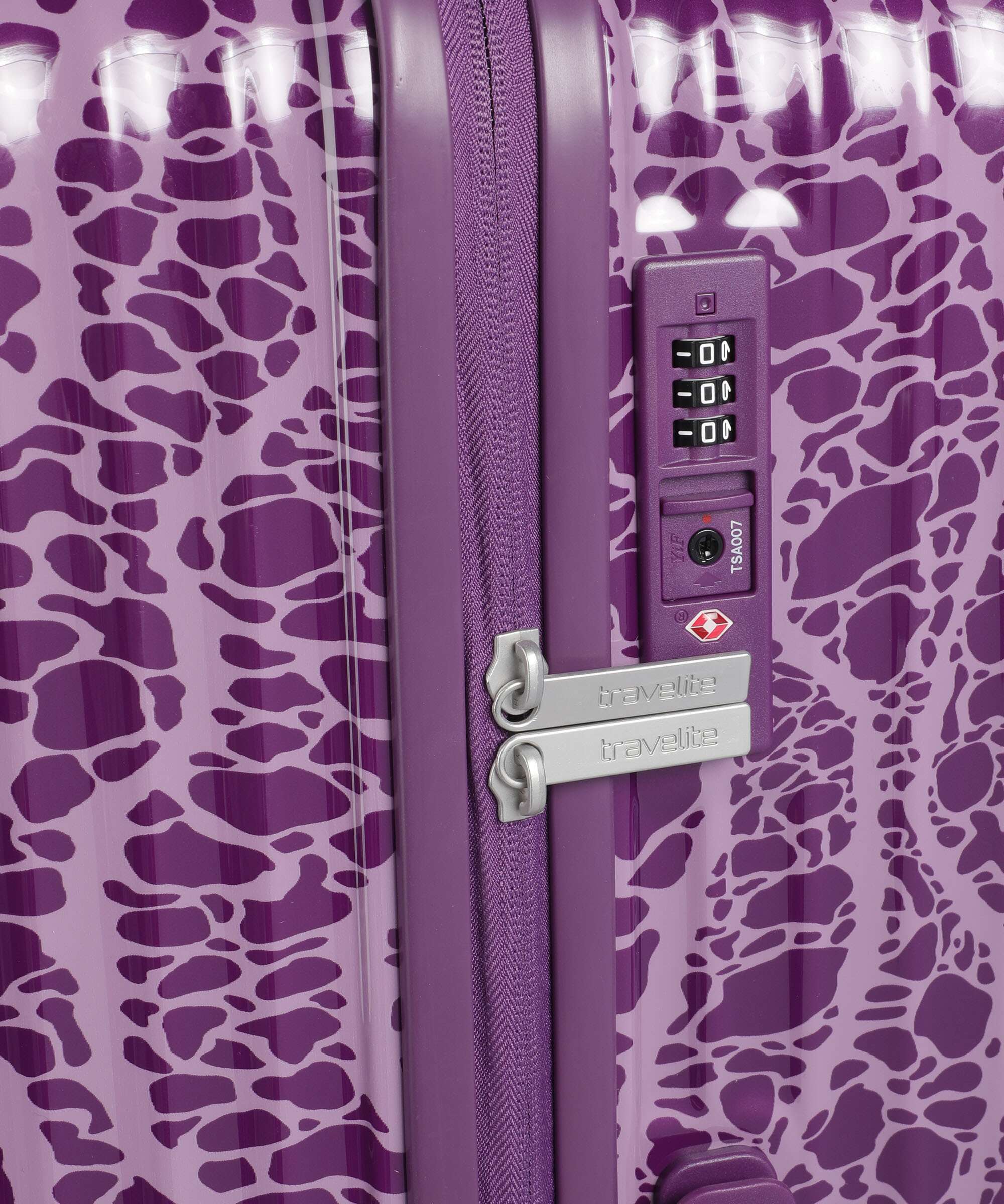 Travelite Lascana Edition Suitcase set (4 wheels) plum