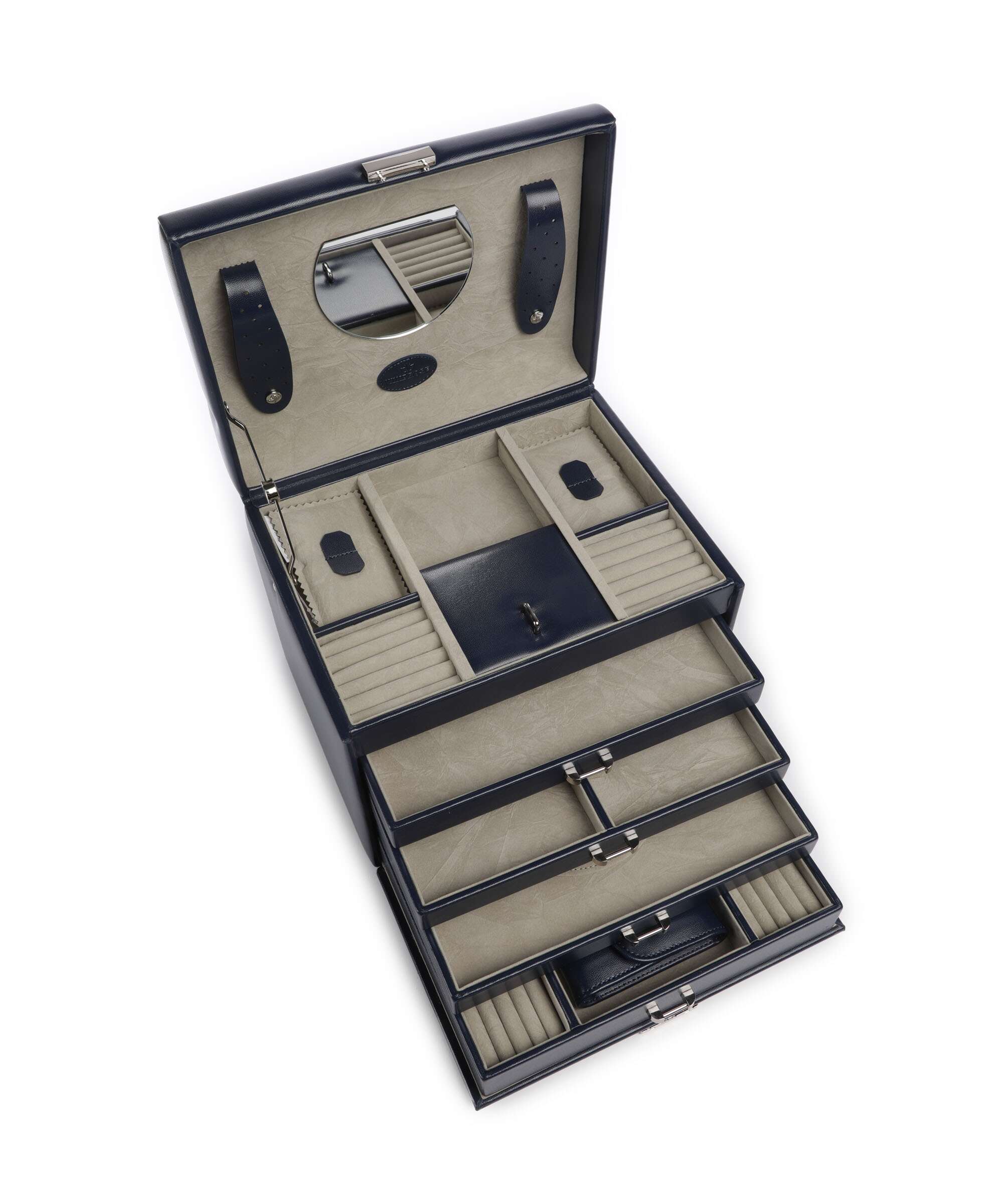 Windrose Merino Jewelry box dunkelblau