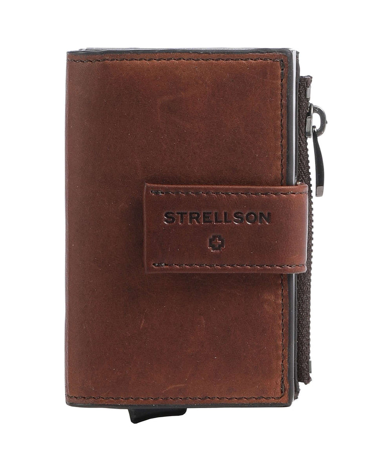 Strellson Brick Lane C-Four RFID Credit card holder dark brown