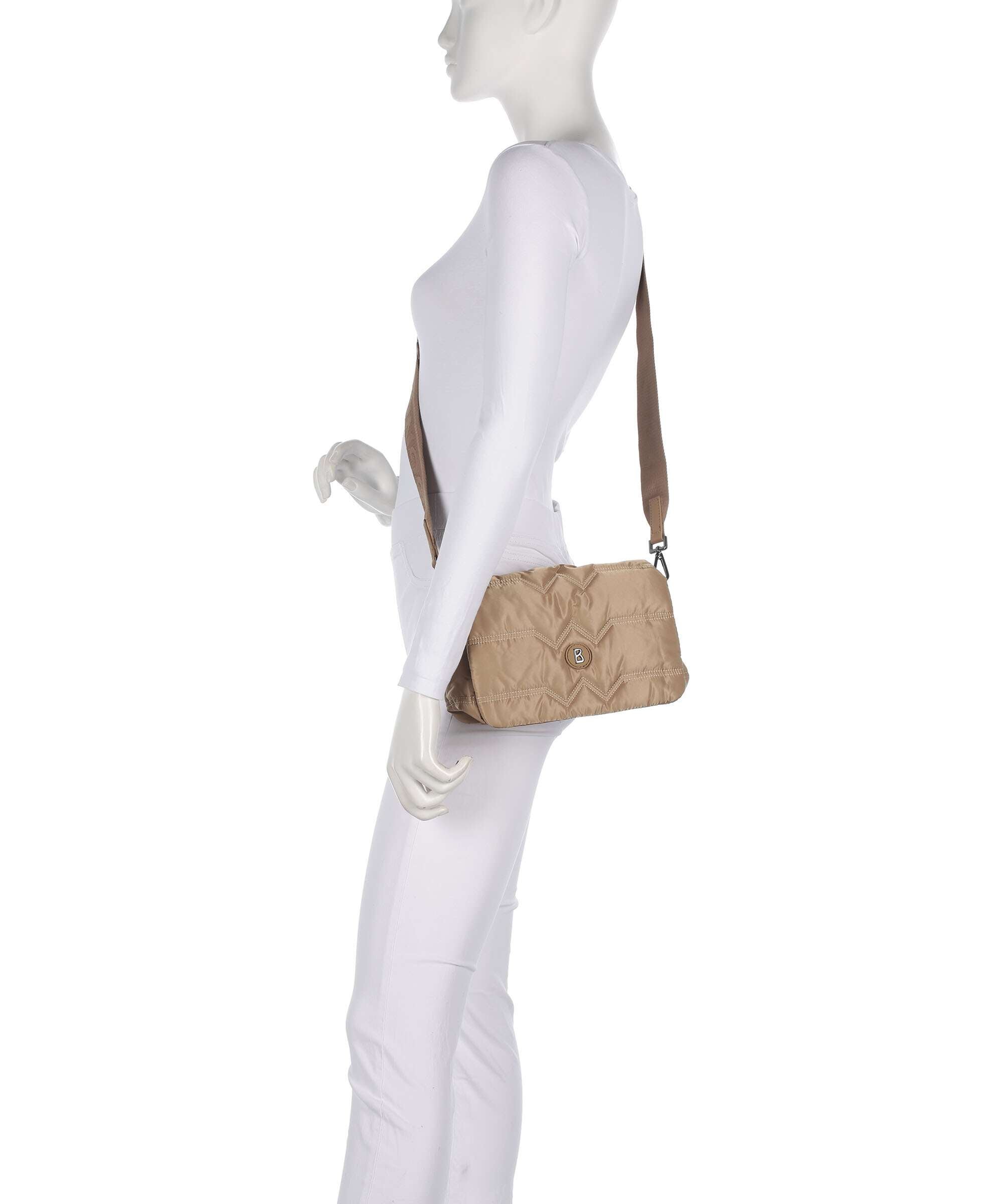 Bogner Wallis Tessuto Bar Crossbody bag brown sugar