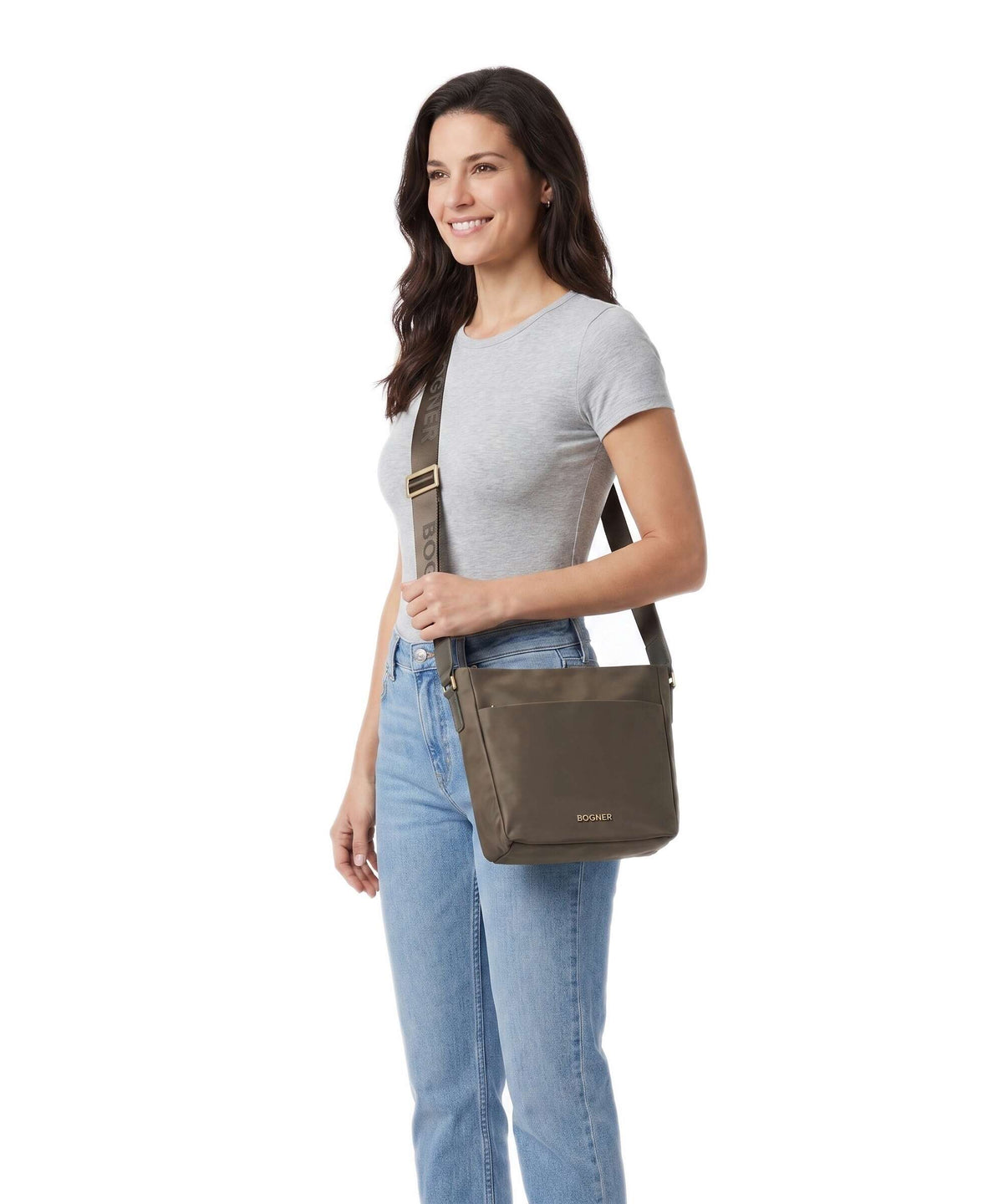 Bogner Klosters Neve Juna Crossbody bag dark olive