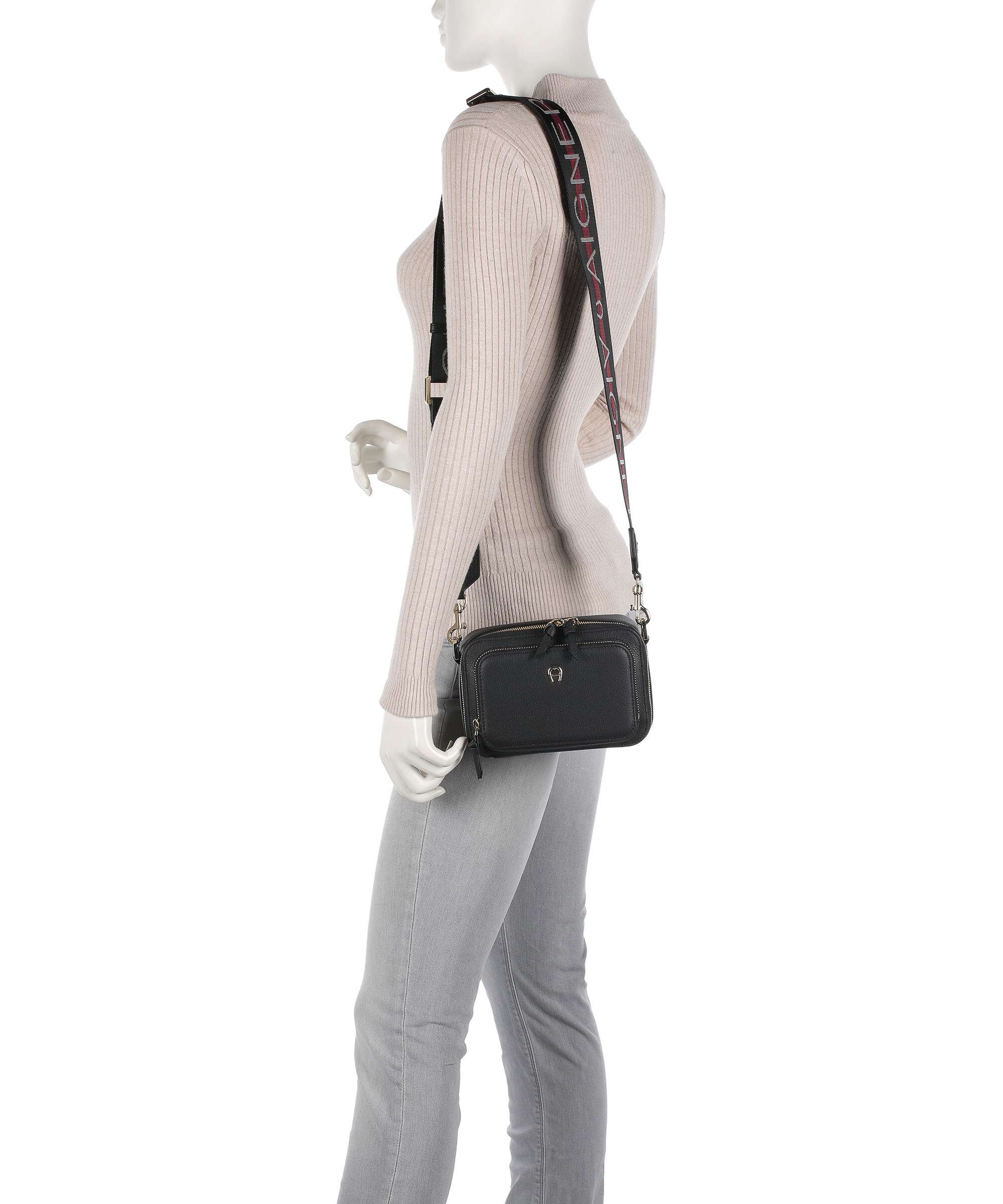 Aigner Zita S Crossbody bag black