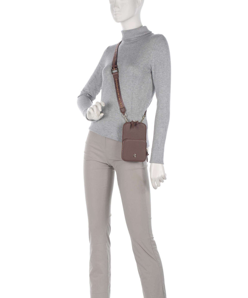 Aigner Zita Phone bag rosewood