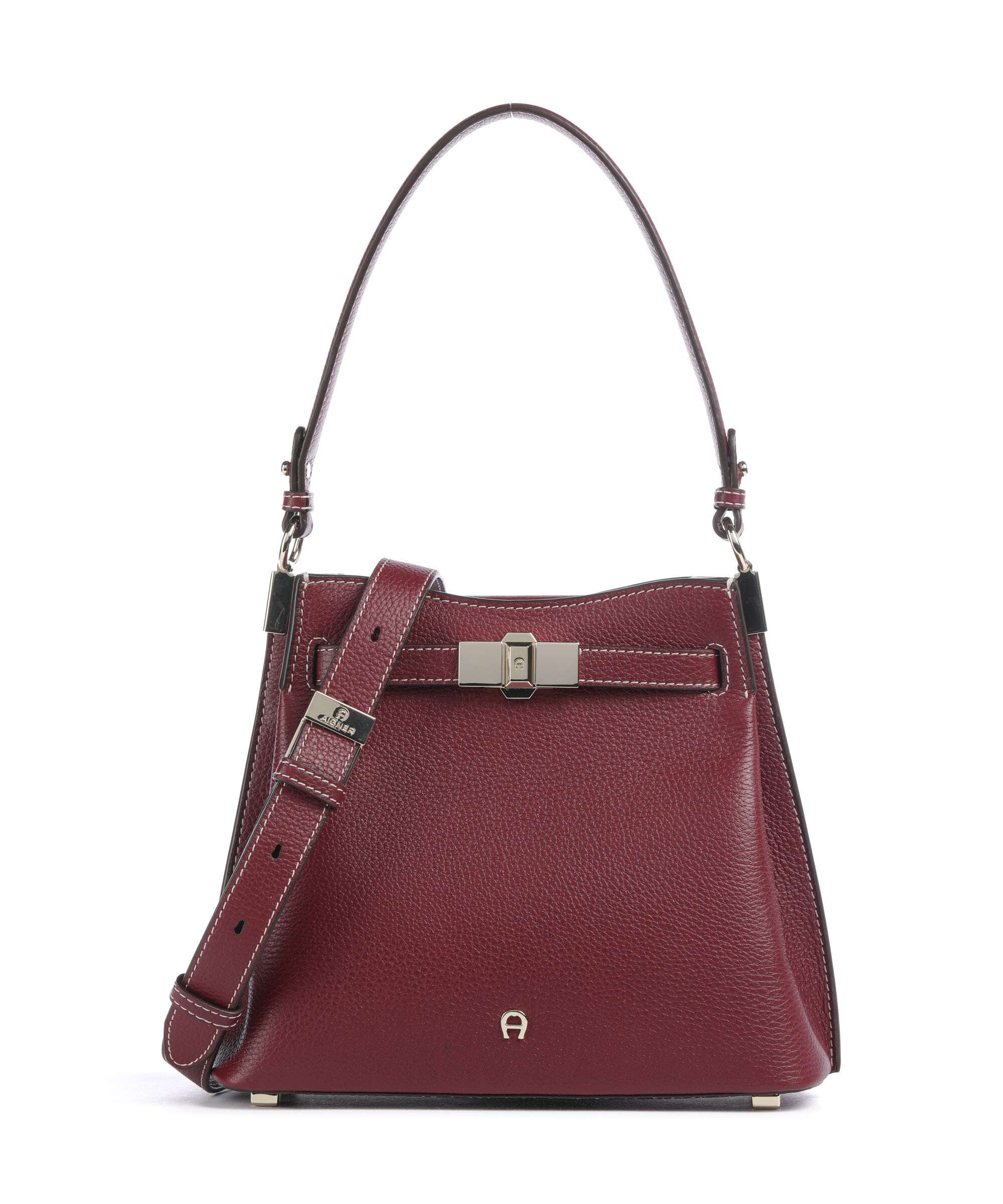 Aigner Farah M Hobo bag burgundy