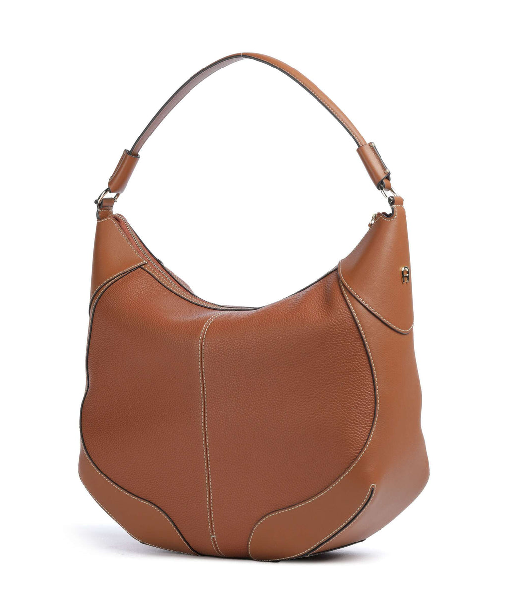 Aigner Ambra L Hobo bag cognac brown