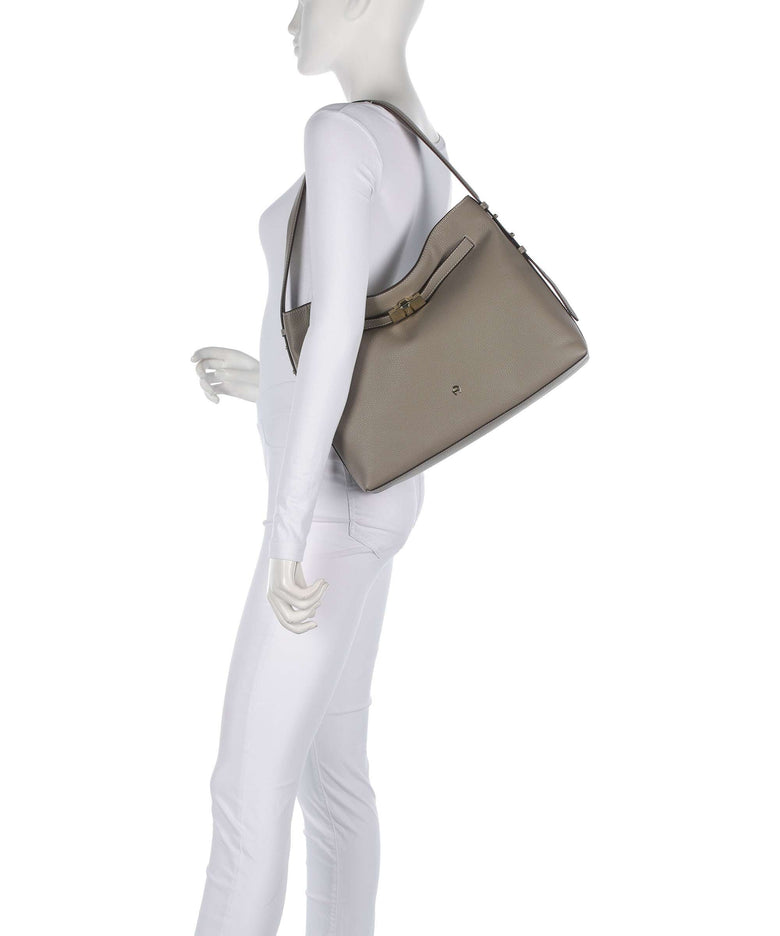 Aigner Farah M Hobo bag taupe