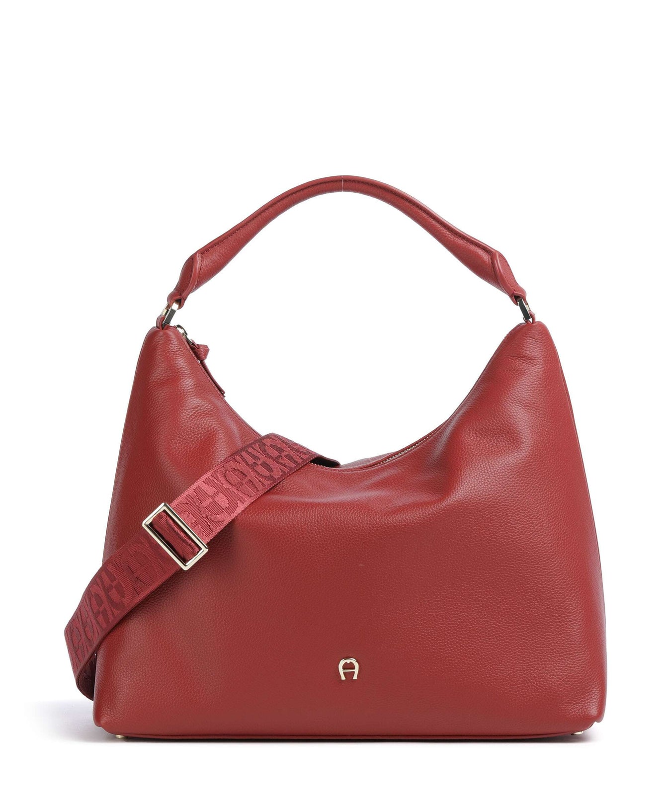 Aigner Zita M Hobo bag burnt red