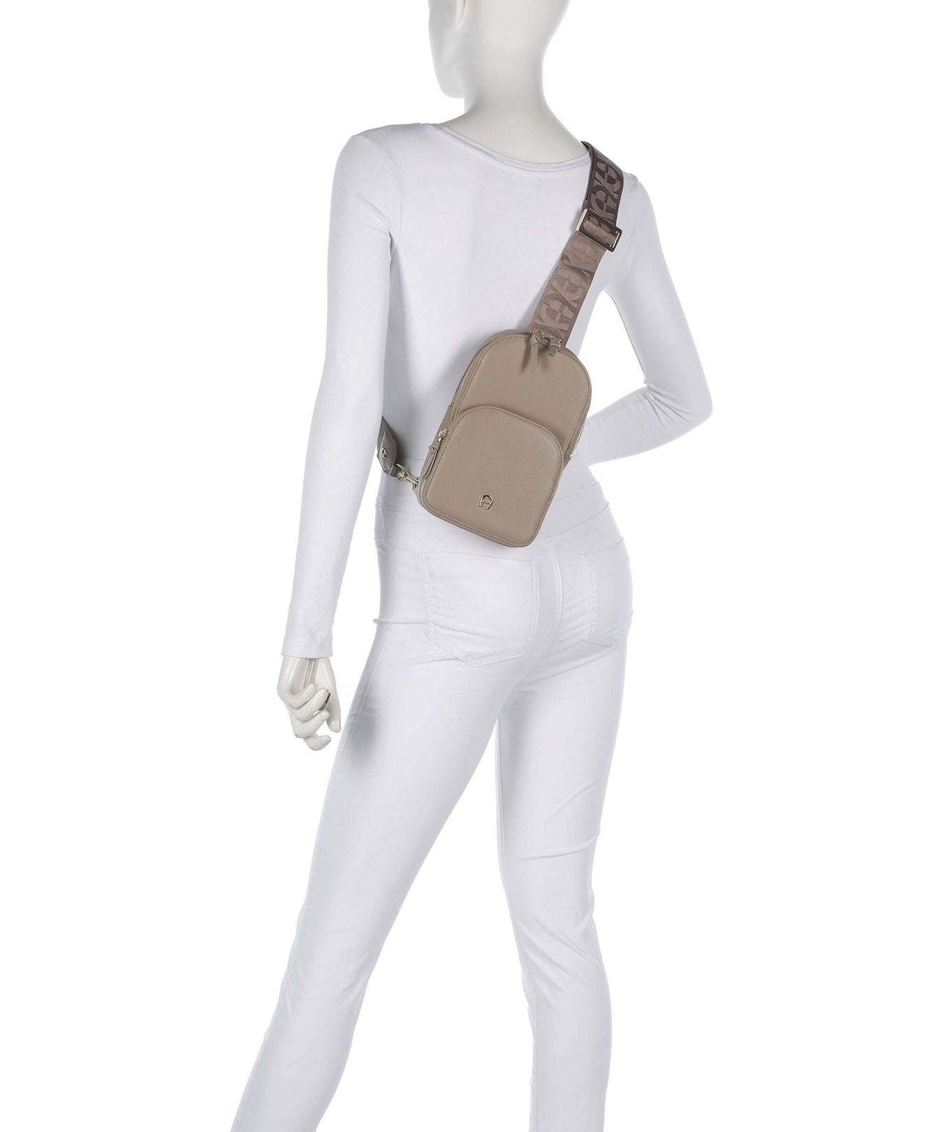 Aigner Zita Sling bag taupe