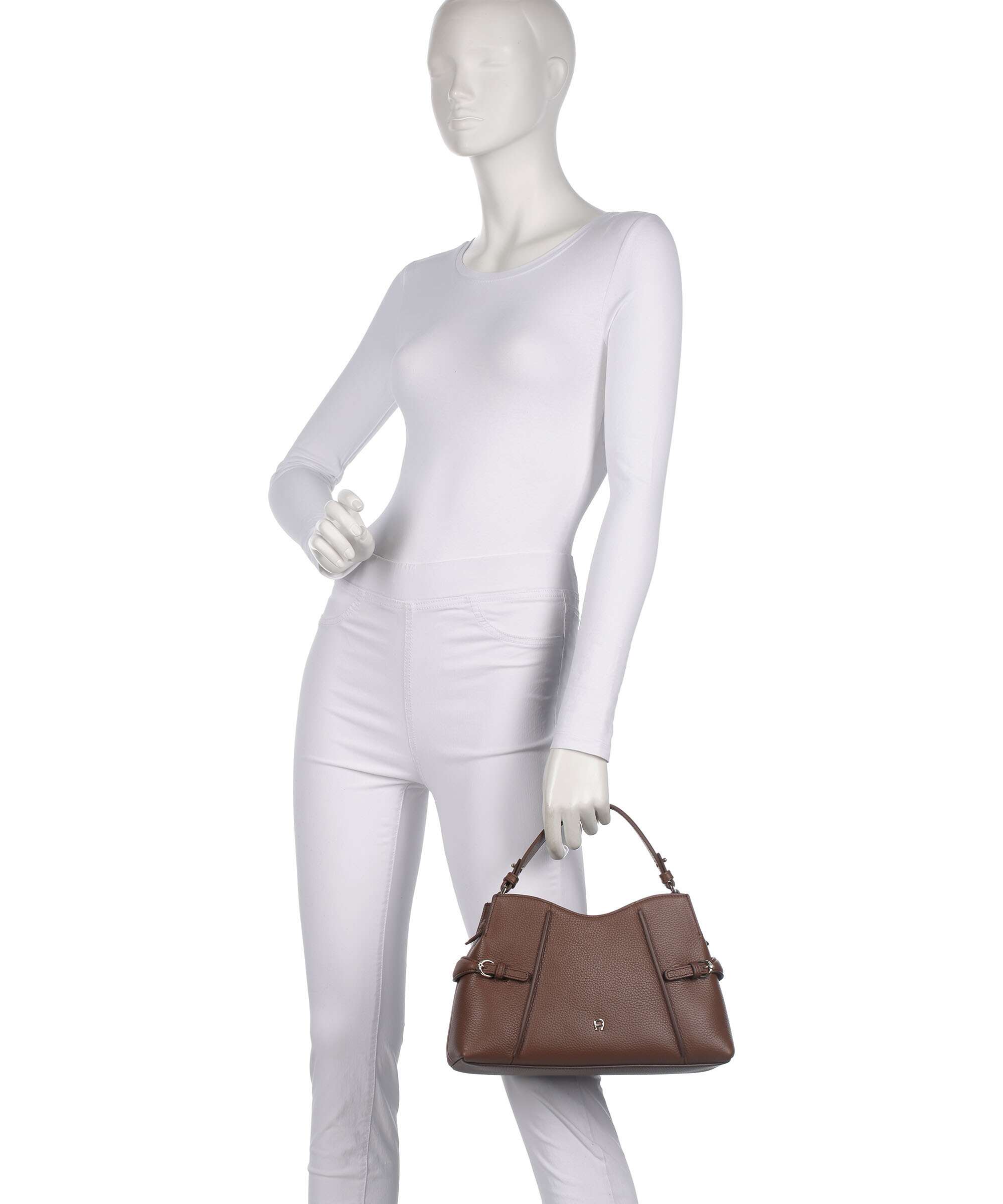 Aigner Cavallo M Handbag saddle brown