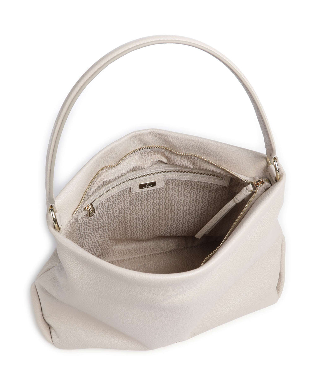 Aigner Paola M Hobo bag fog beige