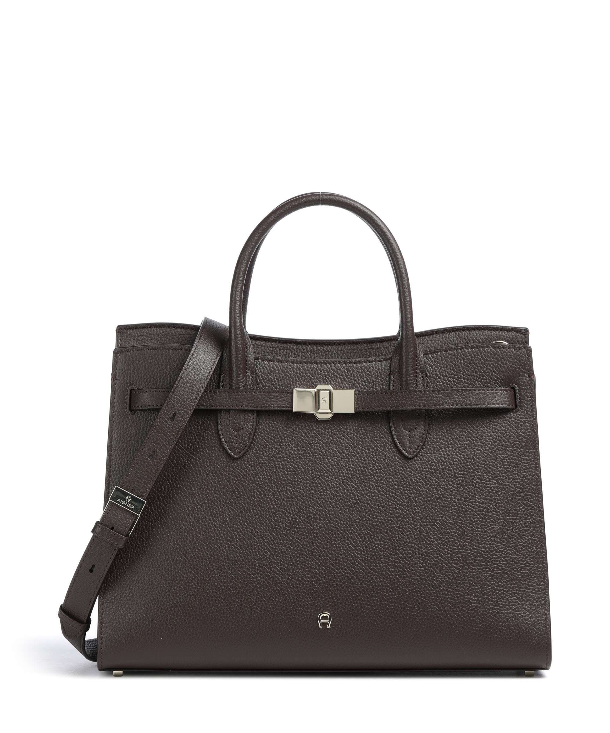 Aigner Farah L Handbag soil brown