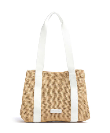 Marc O'Polo Runja Torba na zakupy white cotton