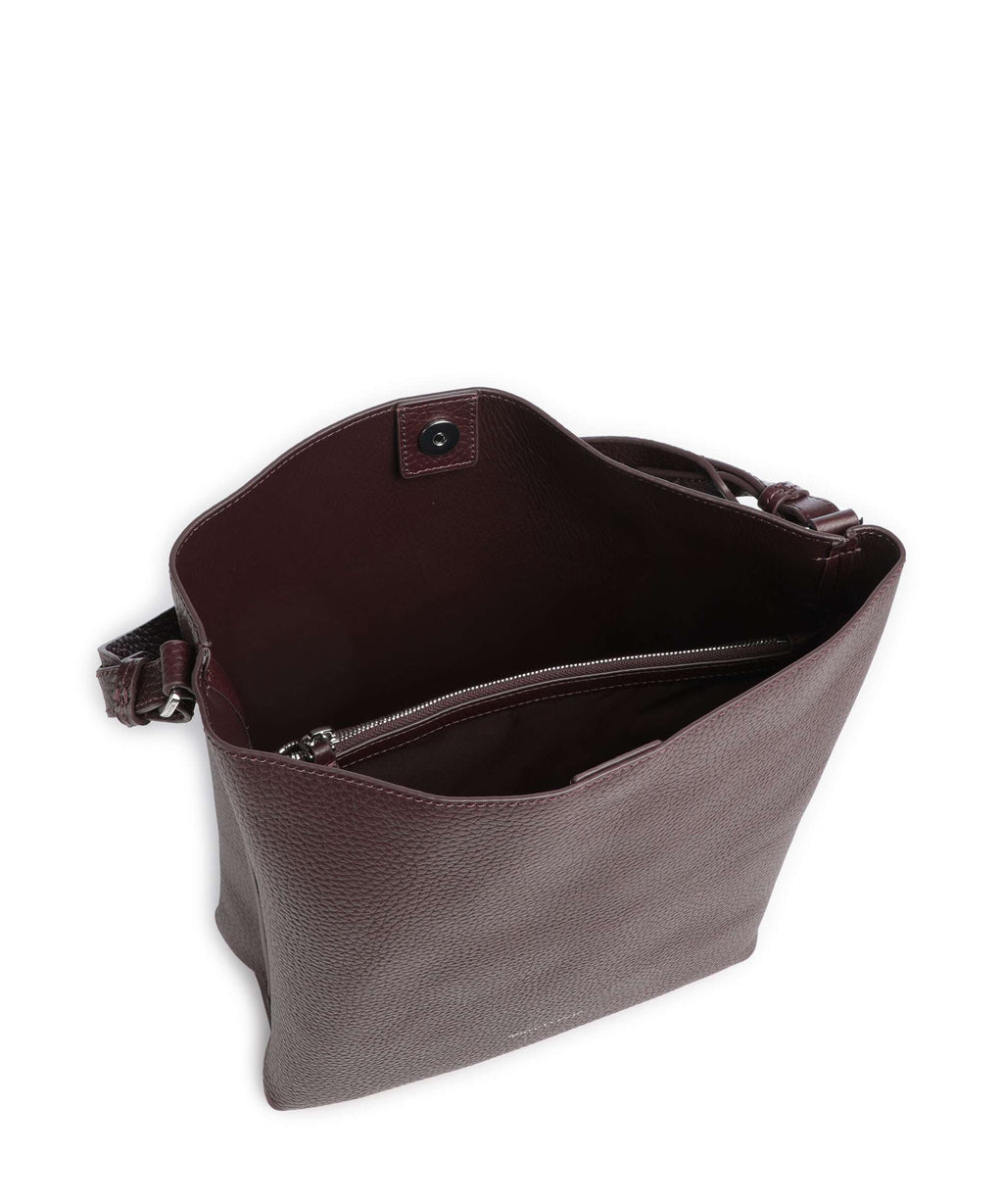 Marc O'Polo Brinja M Hobo bag dark aubergine