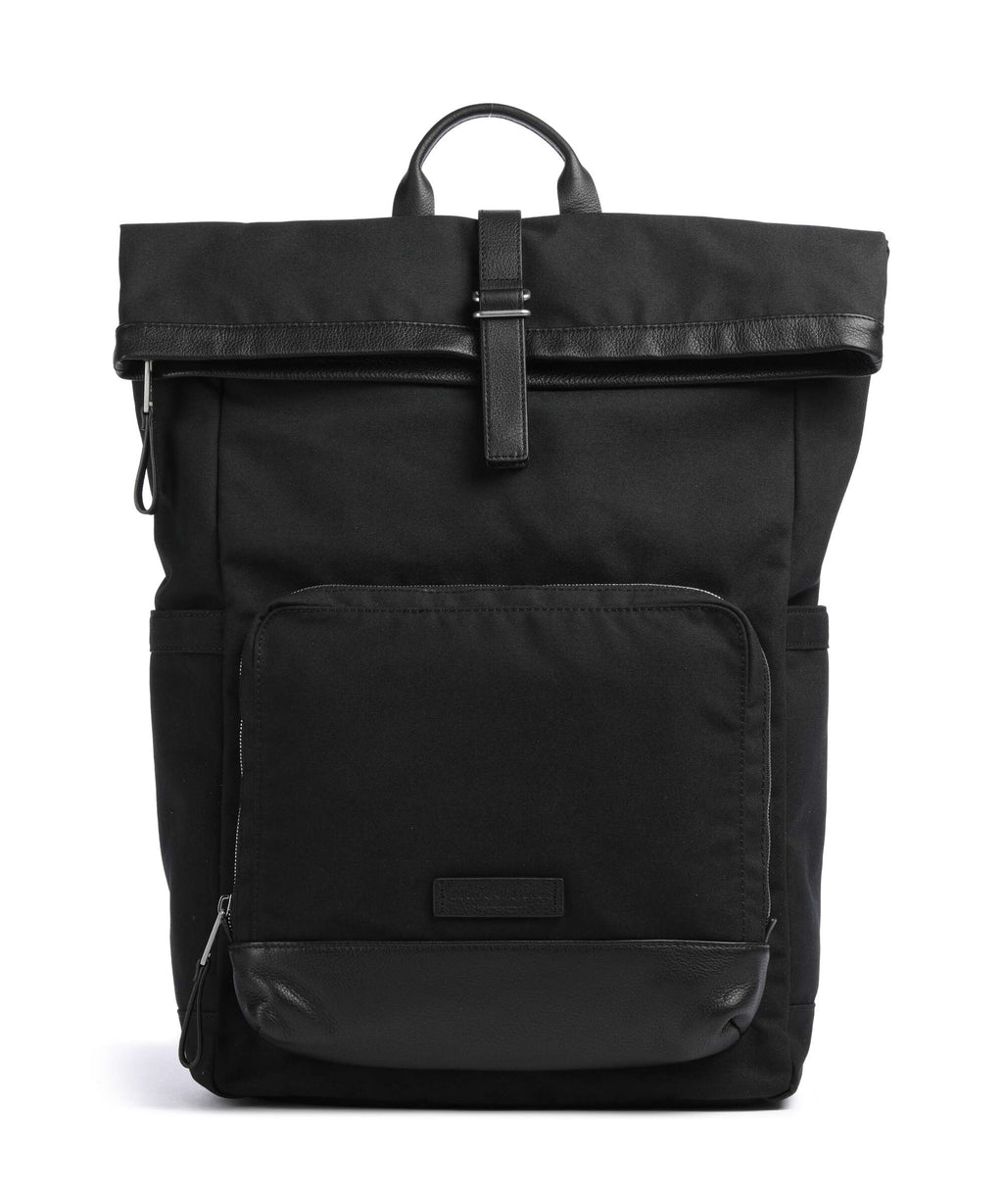 Marc O'Polo Mory M Rolltop backpack black