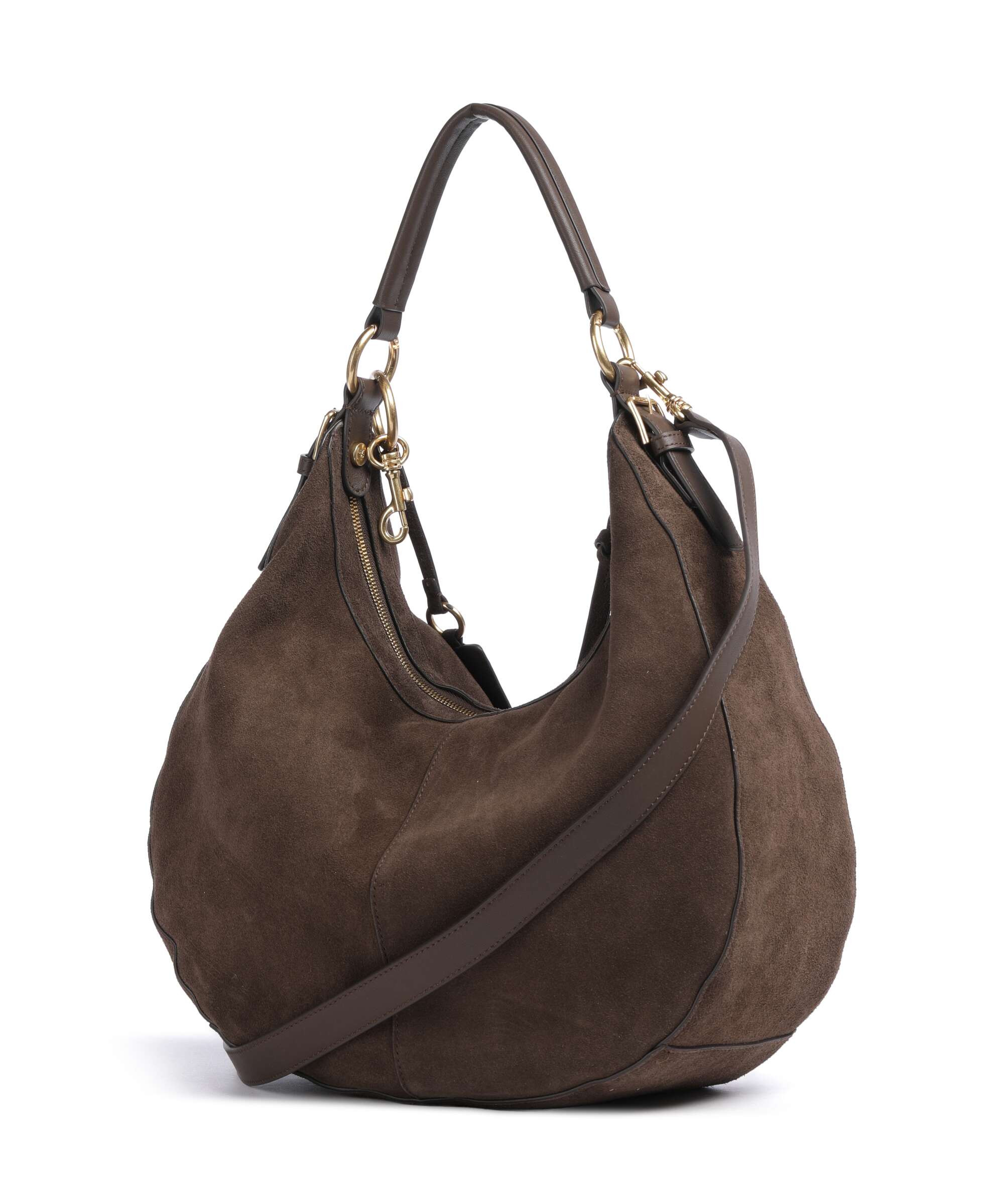 Marc O'Polo Philine M Hobo bag coffee brown