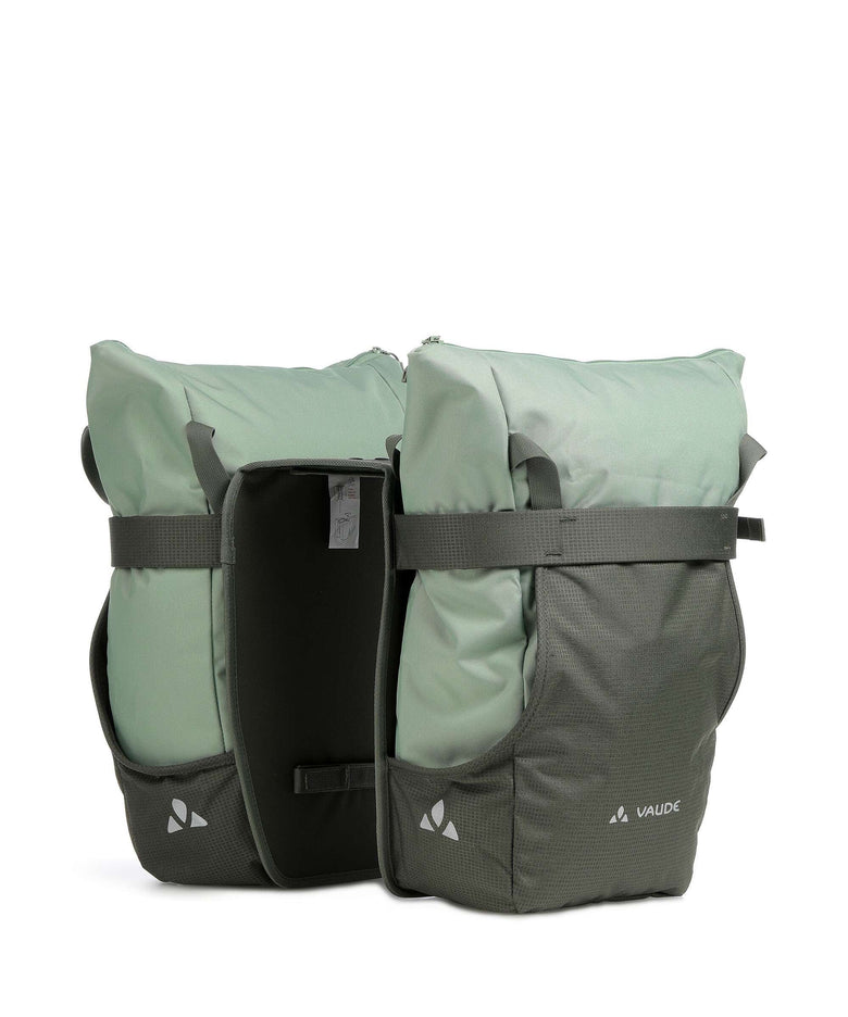 Vaude urban TwinShopper Bike pannier willow green