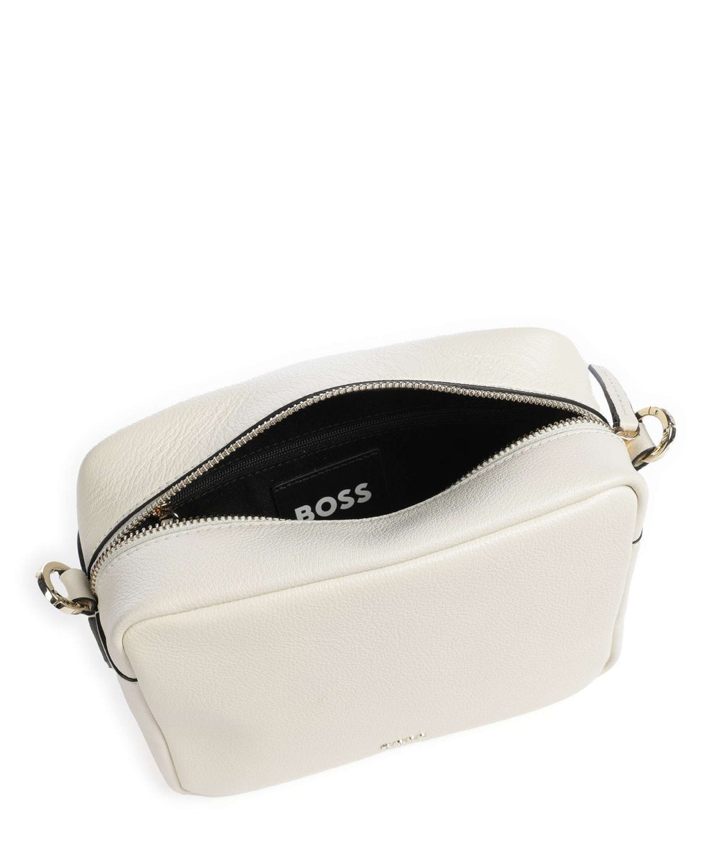 BOSS Alyce Crossbody bag open white