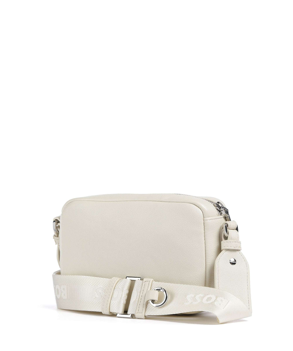 BOSS Addison Crossbody bag open white