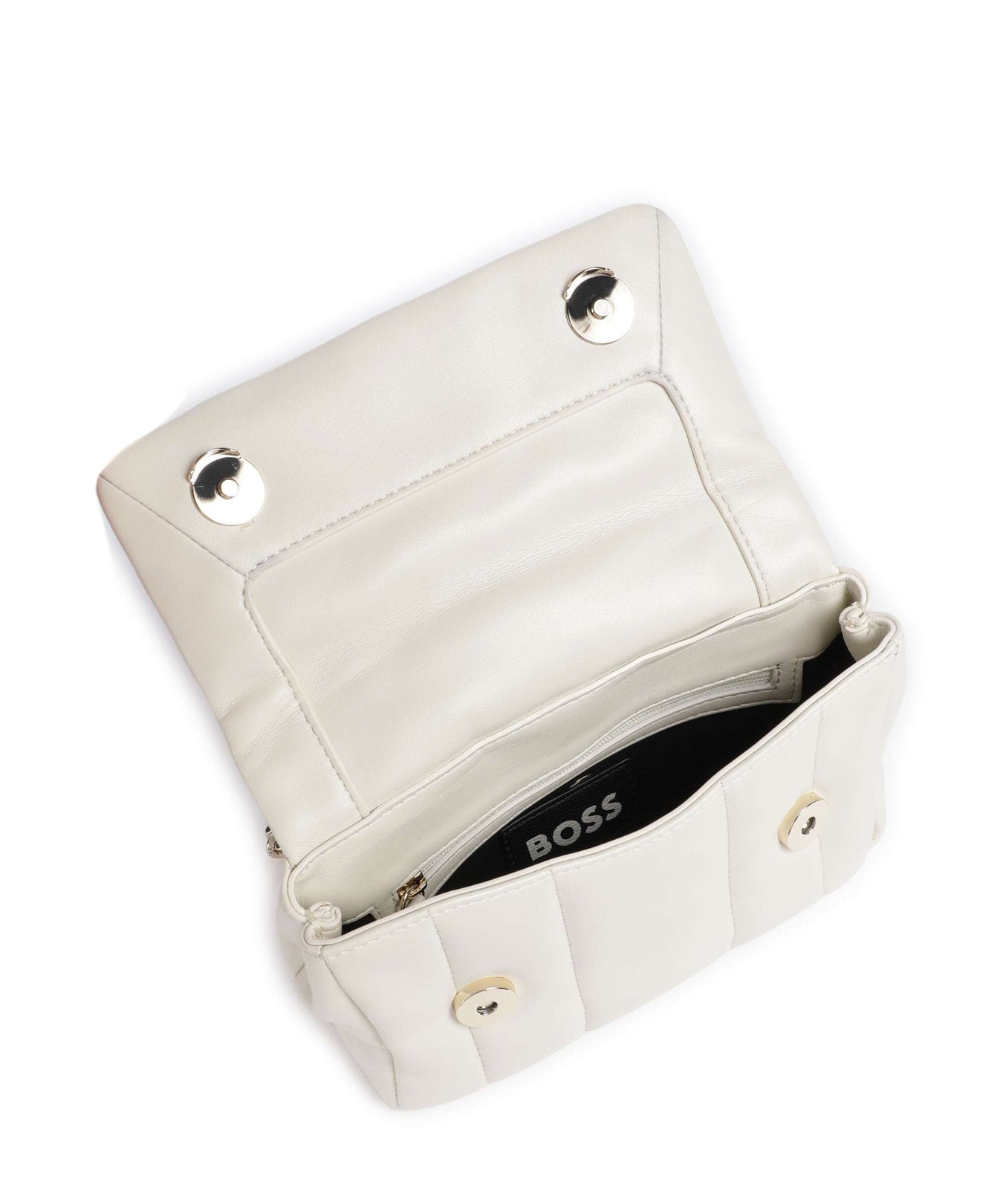BOSS B Icon S Shoulder bag open white