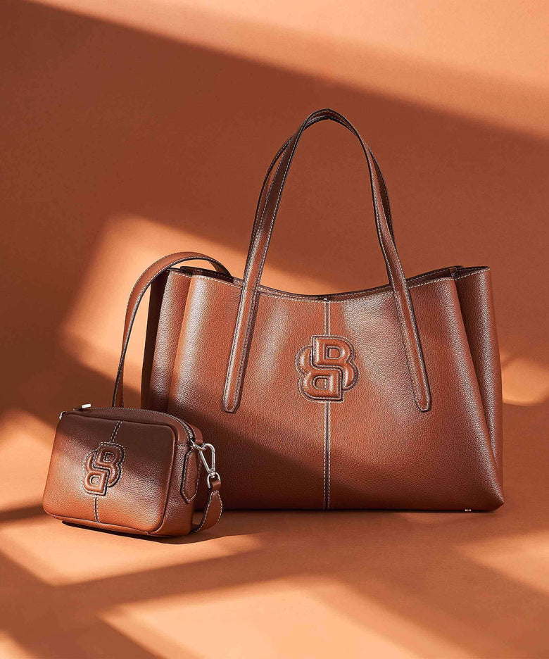 BOSS Anett Tote bag medium brown