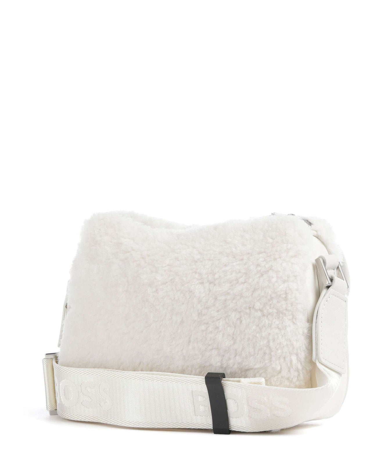 BOSS B Icon Crossbody bag open white