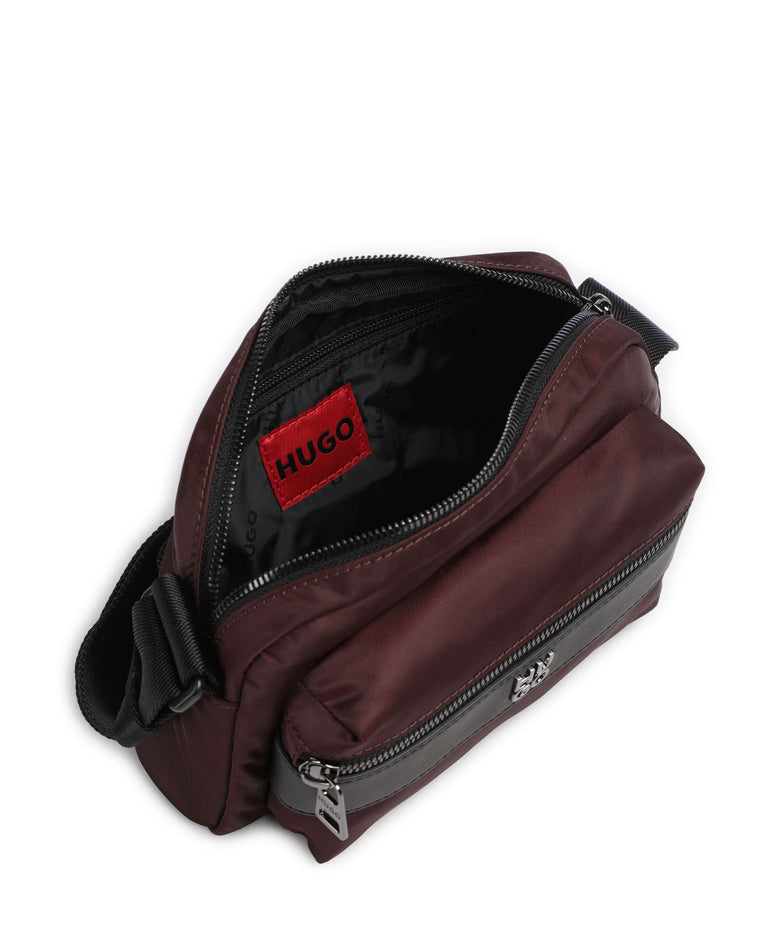 Hugo Quantic Crossbody bag open brown