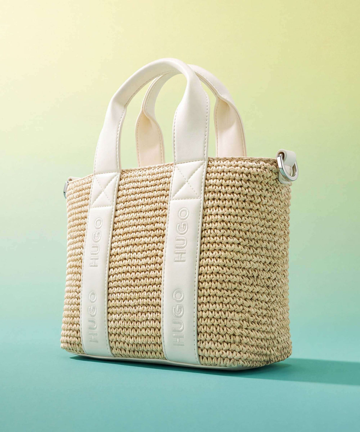 Hugo Becky Mini Handbag open white