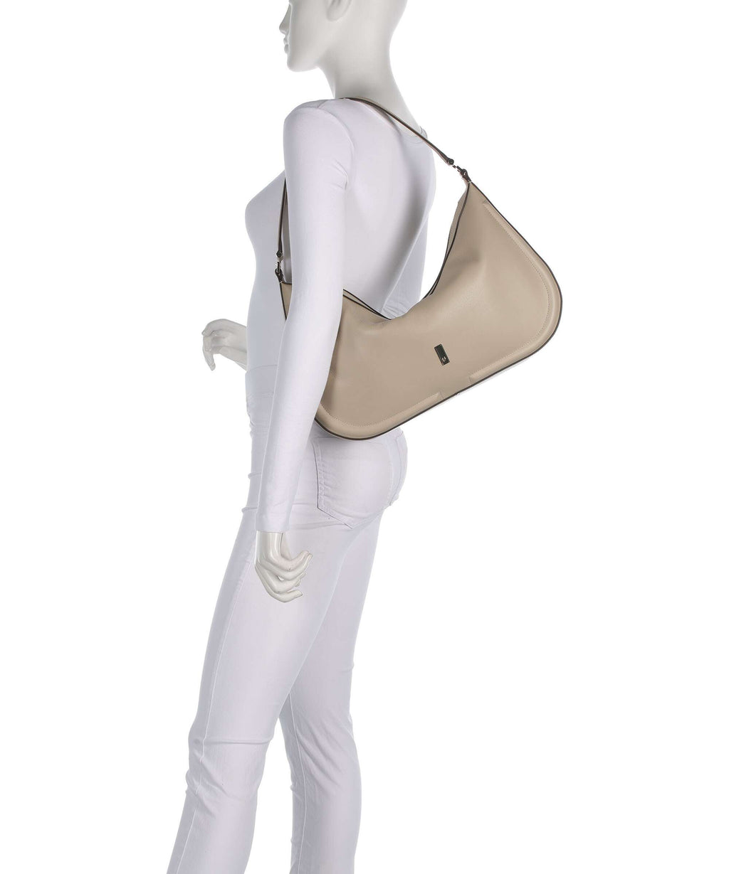 BOSS Ariell M Hobo bag light beige