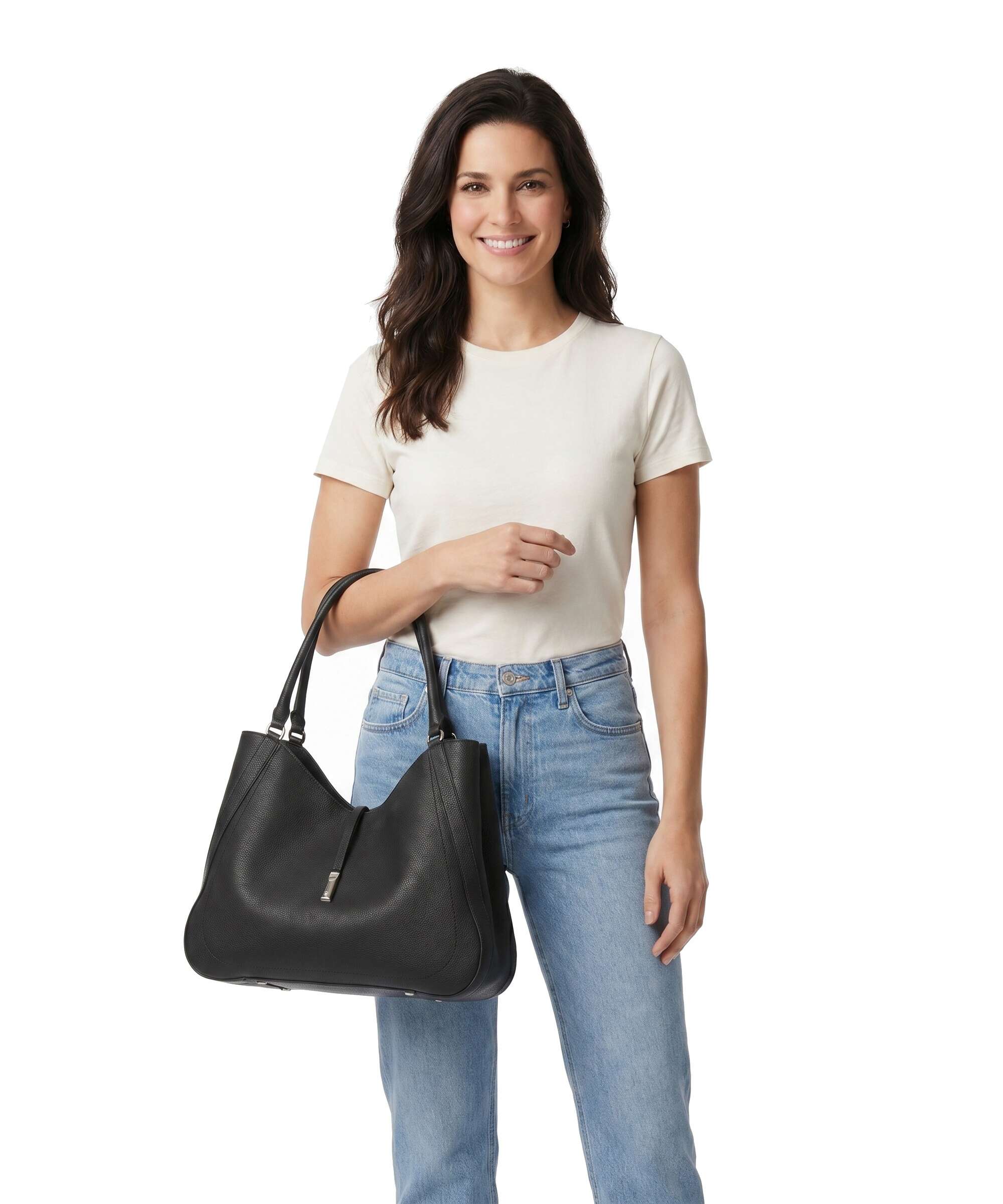 BOSS Reah Hobo bag black