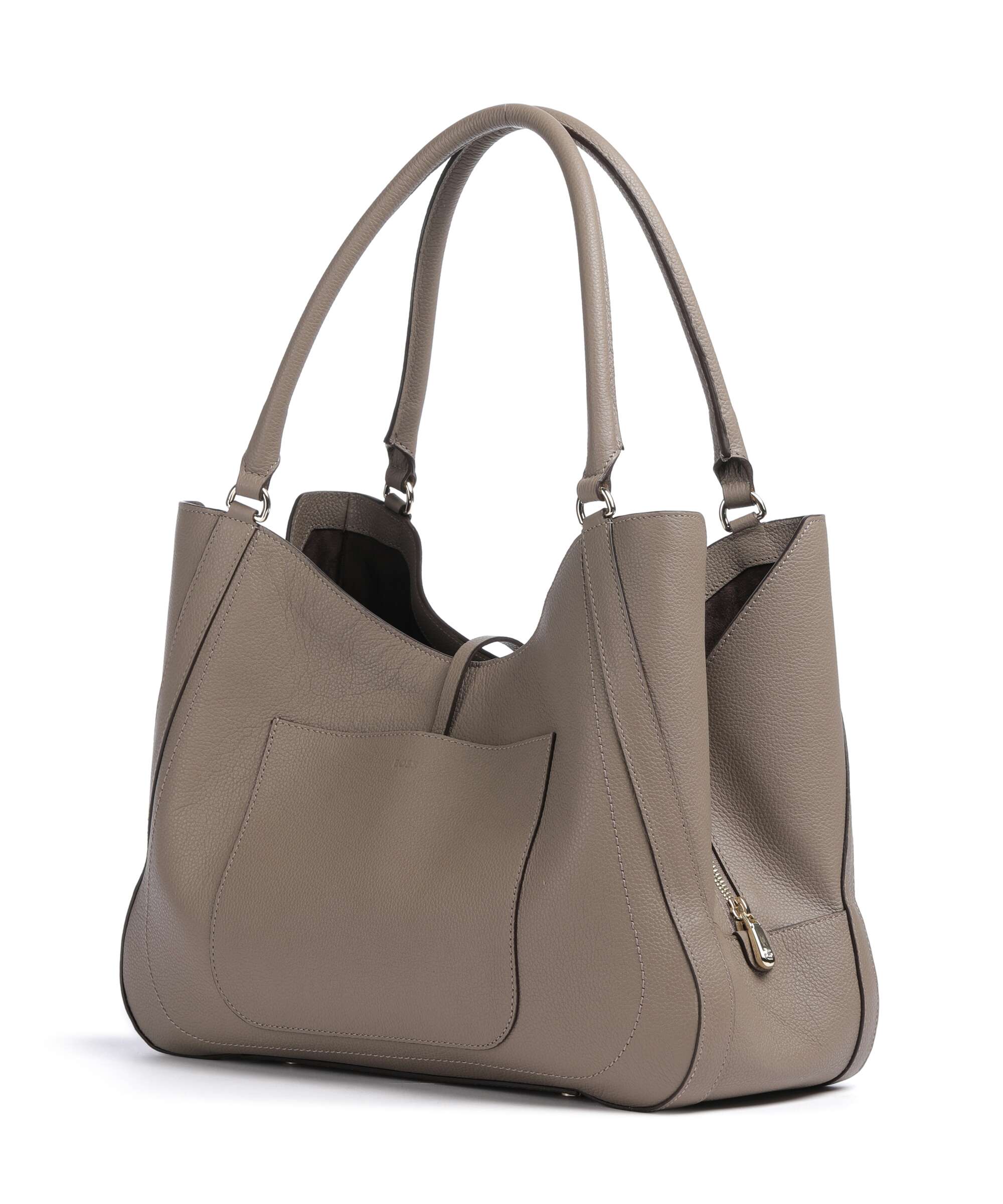 BOSS Reah Hobo bag brown overflow
